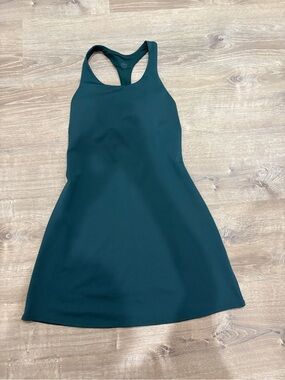 ALO Yoga Teal Racerback Dress